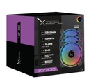 KIT DE VENTILADORES XZEAL XZVE100B RGB LED 120 NEGRO XZ1100 11MESES DE GARANTIA