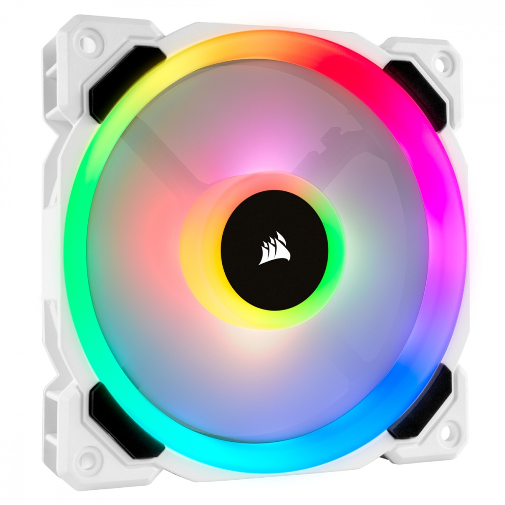 VENTILADOR CORSAIR LL120 PWM RGB 120MM BLANCO CO-9050091-WW 3M GARANTIA