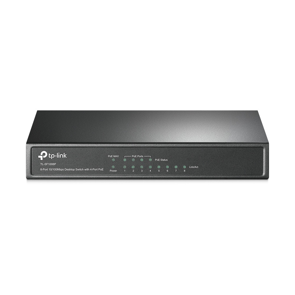 SWITCH TPLINK TL-SF1008P 8PTS 10/100MBPS TL-SF1008P 10M DE GARANTIA