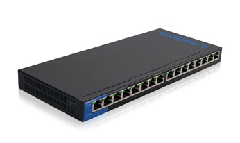 SWITCH LINKSYS LGS116 16 PUERTOS GIGABIT 1000MBPS 52 GBITS LGS116 11M GARANTIA