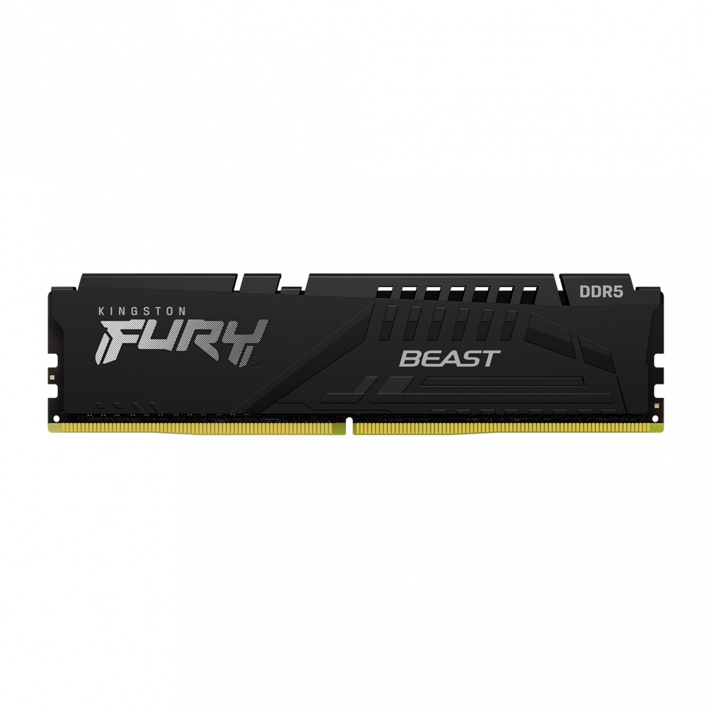 RAM KINGSTON FURY BEAST DDR5 16GB 5200 NEGRO KF552C40BB-16 1AÑO DE GARANTIA