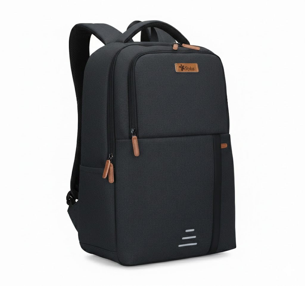MOCHILA  STYLOS SMART NEGRA 15.5" STABAP2B SIN GARANTIA