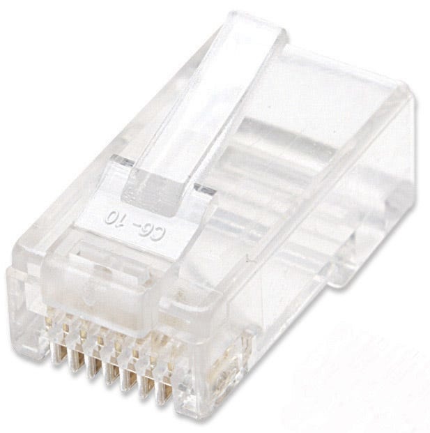 PLUG INTELLINET RJ45 CAT 5E UTP SOLIDO 100PZ 502399 1M DE GARANTIA