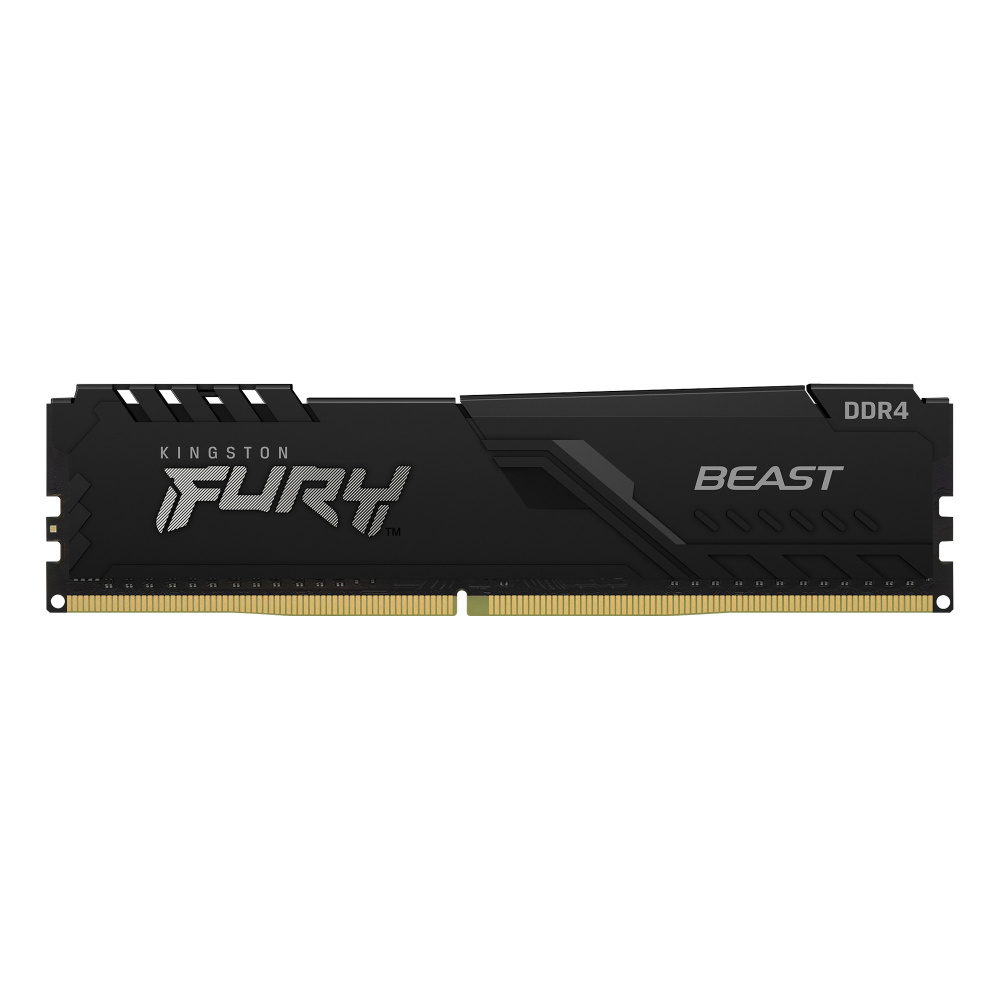 RAM KINGSTON FURY BEAST DDR4 16GB 3600 NEGRO KF436C18BB/16 1AÑO DE GARANTIA