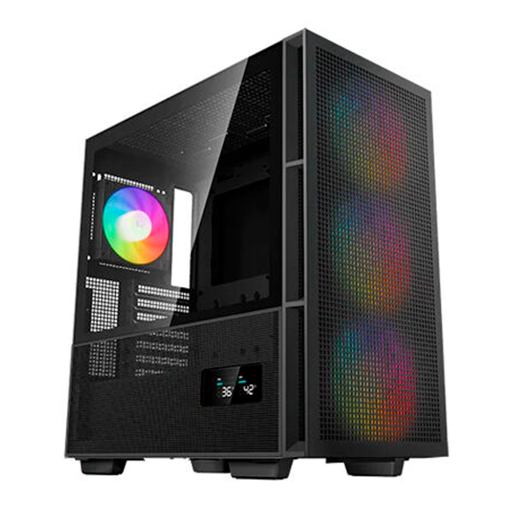 GABINETE DEEPCOOL CH560 DIGITAL NEGRO E-ATX ARGB S/FUENTE CRISTAL R-CH560-BKAPE4D-G-1 11M DE GARANTIA