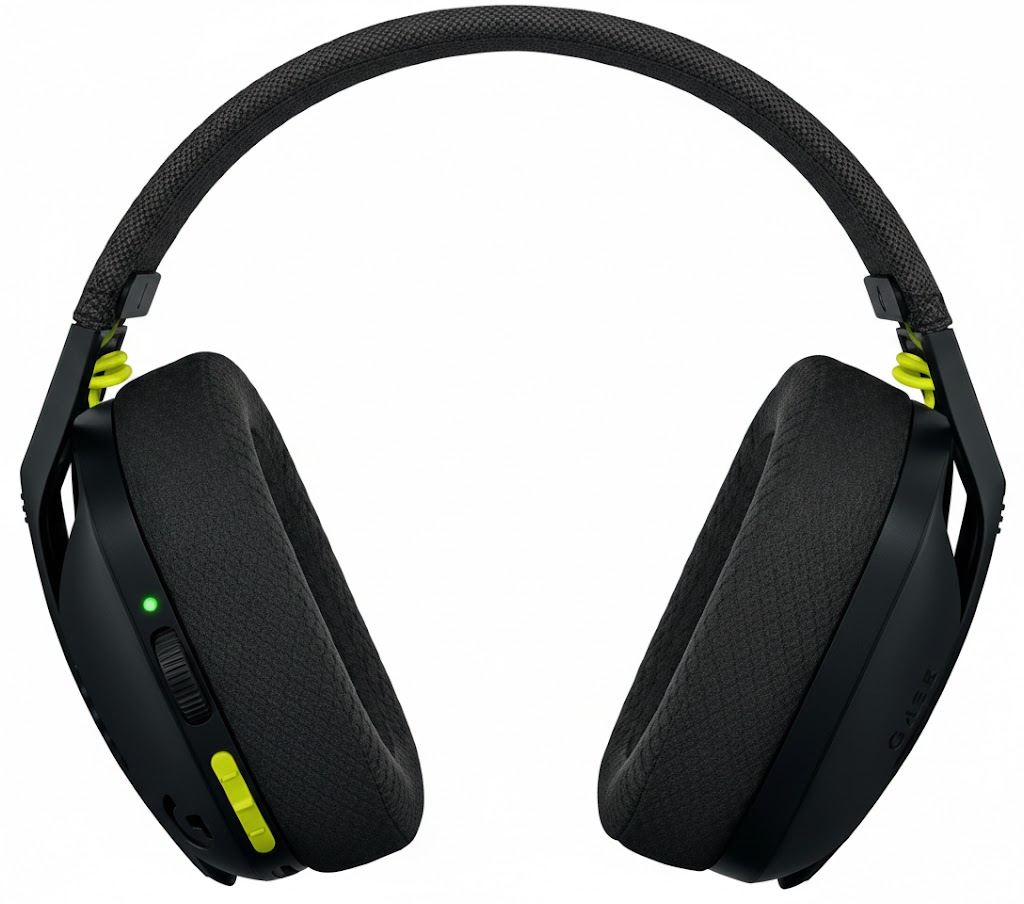 DIADEMA LOGITECH G435 LIGHTSPEED BLUETOOTH USBC NEGRO/AMARILLO 981-001049 11M DE GARANTIA