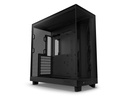 GABINETE NZXT H6 FLOW NEGRO ATX S/FUENTE CRISTAL USB 3.2 TIPO-C CC-H61FB-01 11M DE GARANTIA