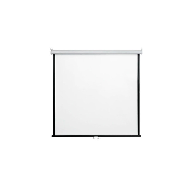 PANTALLA DE PROYECCION MULTIMEDIA SCREEN ELECTRICA MSE213 WHITE (84" X 84") 120" DIAGONAL. 11M GARANTIA