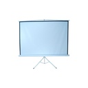 PANTALLA DE PROYECCION MULTIMEDIA SCREEN MANUAL MST213 WHITE CON TRIPIE (84" X 84") 120" DIAGONAL. 11M GARANTIA