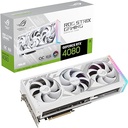 TVIDEO ASUS RTX4080 ROG STRIX 16GB WHITE GDDR6X HDMI DP ROG-STRIX-RTX4080-16G-WHITE 90YV0IC4-MVAA00 1AÑO DE GARANTIA