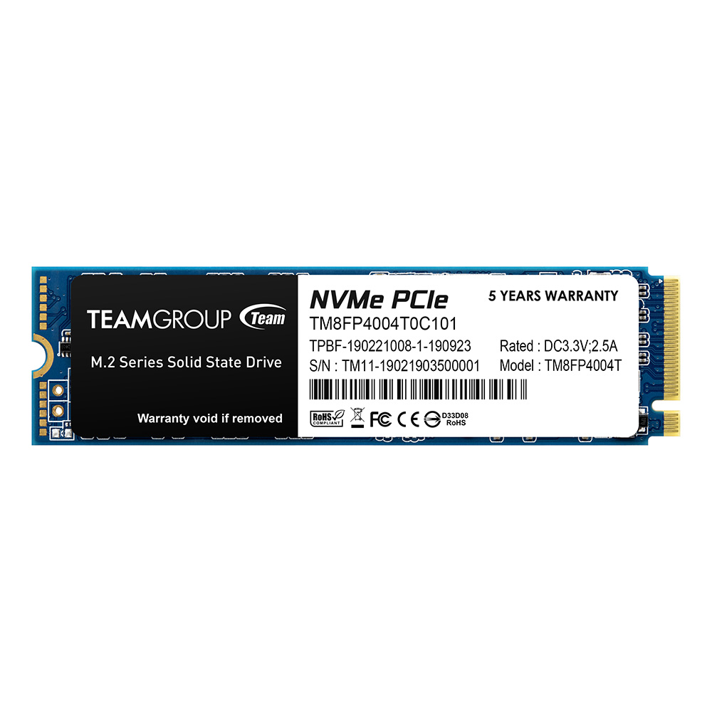 SSD TEAMGROUP MP34 4TB M.2 PCIEX TM8FP4004T0C101  11M DE GARANTIA
