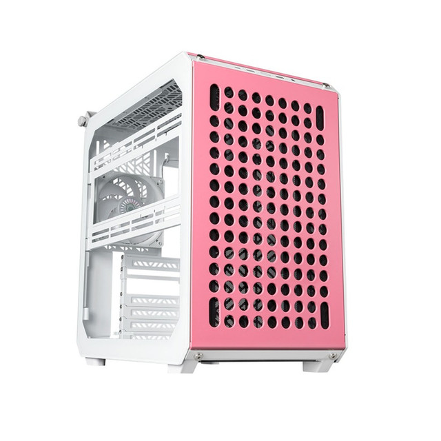 GABINETE COOLER MASTER Q500 QUBE 500 FLATPACK MACARON EATX 1 VENTILADOR  Q500-DGNN-S00 SIN GARANTIA