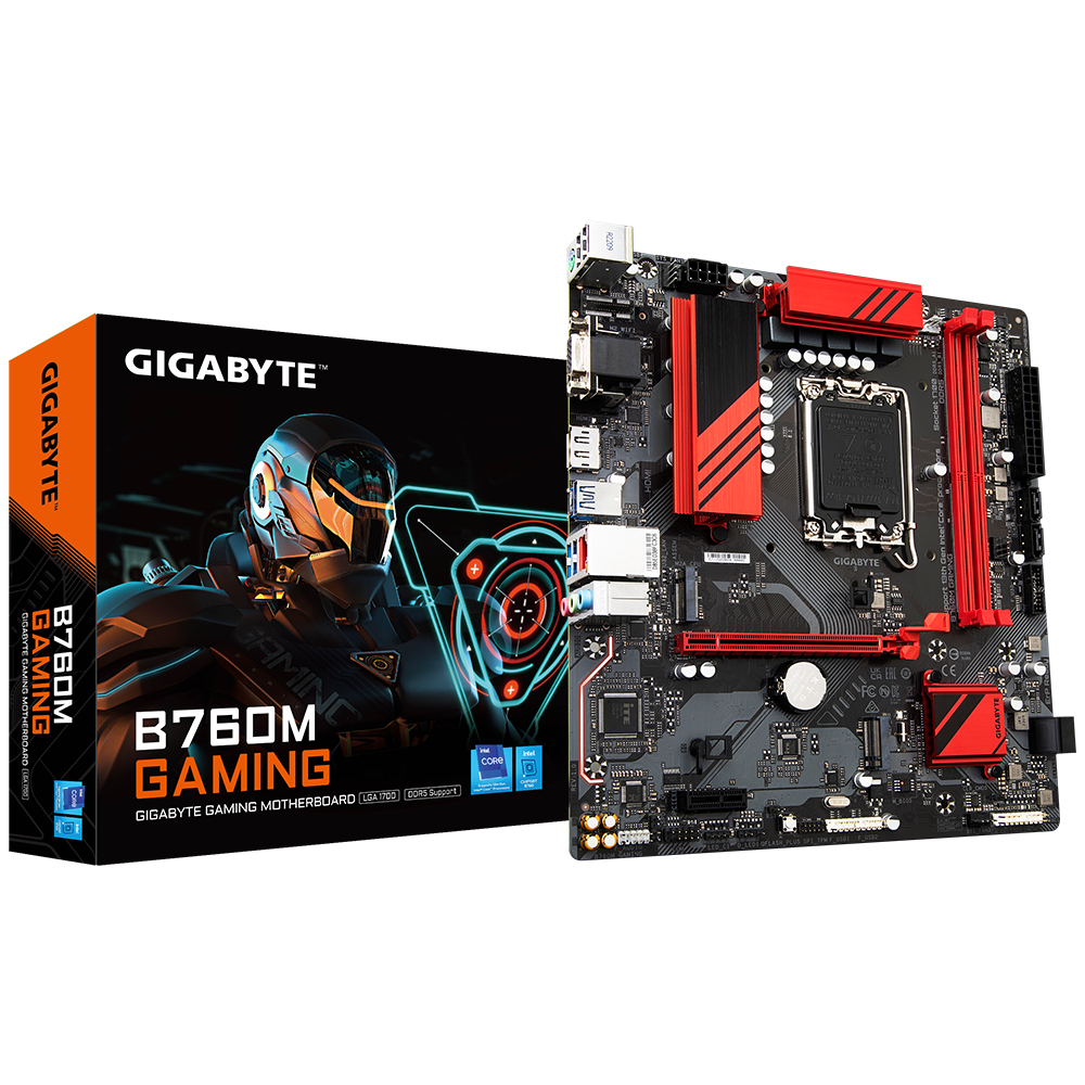 MB GIGABYTE B760M GAMING INTEL DDR4 64GB M-ATX B760M GAMING  11M DE GARANTIA