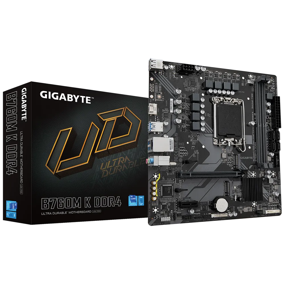 MB GIGABYTE B760M K INTEL DDR4 64GB M-ATX B760M K REV. 1.0 11M DE GARANTIA