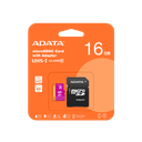 MEM MSD 16GB CLASE10 ADATA SDHC AUSDH16GUICL10-RA1 1M DE GARANTIA