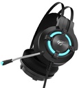 DIADEMA HAVIT GAMENOTE NEGRO 7.1 USB LED AZUL H2212U 6M DE GARANTIA