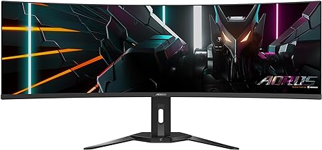 MONITOR GAMER GIGABYTE 49" 0,03MS CURVO 144HZ DQHD 2 HDMI 1DP CO49DQ 1 AÑO DE GARANTIA