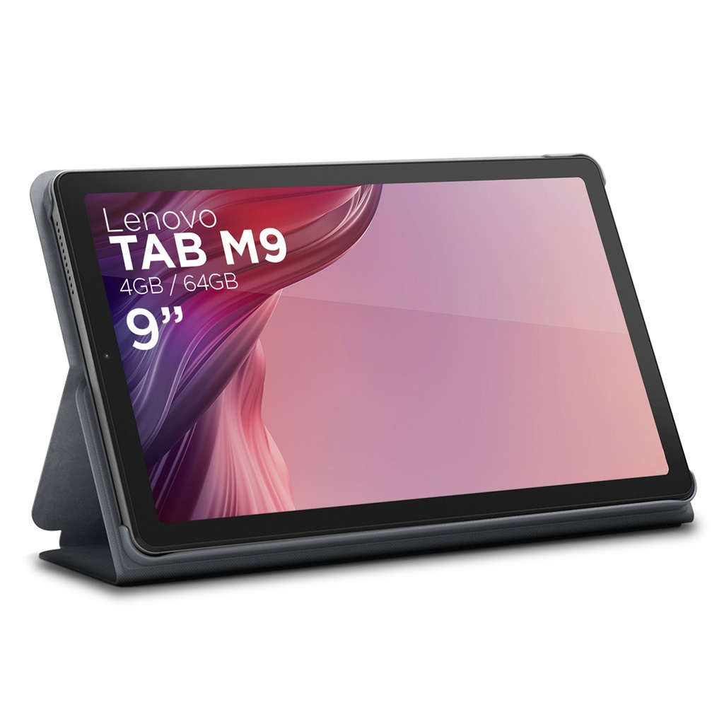 TABLET LENOVO TAB M9 9" 4GB 64GB MEDIATEK HELIO G80 ANDROID 12 INC/FOLIO CASE GRIS ZAC30058MX GARANTIA CON FABRICANTE