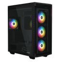 GABINETE ADATA XPG BATTLE CRUISER II NEGRO ARGB E-ATX S/FUENTE CRISTAL BATTLECRUISERIIST-BKCWW 11M DE GARANTIA