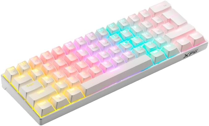 TECLADO ADATA XPG SUMMONER MINI BLANCO SWITCH OUTEMUS BLUE SUMMONERMINI61BL-WHCES 11M DE GARANTIA