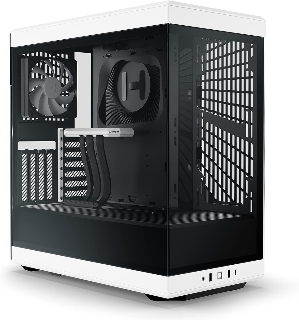 GABINETE HYTE Y40 NEGRO/BLANCO M-ATX S/FUENTE CRISTAL CS-HYTE-Y40-BW 11M DE GARANTIA