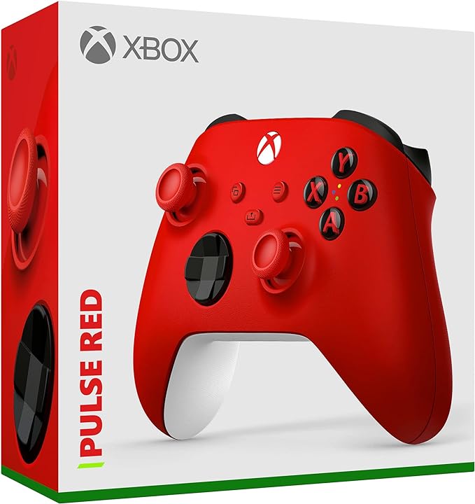 CONTROL XBOX SERIES INALAMBRICO PULSE RED COM/XBOX SERIES X/S XBOX ONE Y PC BLUETOOTH QAU-00012 1AÑO DE GARANTIA