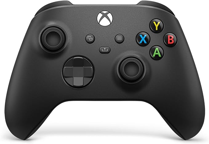 CONTROL XBOX SERIES INALAMBRICO CARBON BLACK COM/XBOX SERIES X/S XBOX ONE Y PC BLUETOOTH 1V8-00015 1AÑO DE GARANTIA