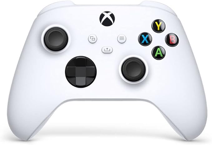 CONTROL XBOX SERIES INALAMBRICO ROBOT WHITE COM/XBOX SERIES X/S XBOX ONE Y PC BLUETOOTH QAS-00009 1AÑO DE GARANTIA
