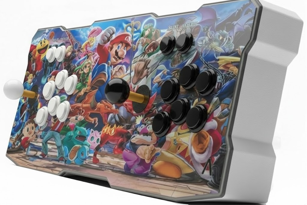 CONSOLA TABLERO AION 2P-M3 MARIO SMASH BROOS CON 6600 JUEGOS ARCADE 3D MULTIJUGADOR CONEXION HDMI VGA 3M DE GARANTIA