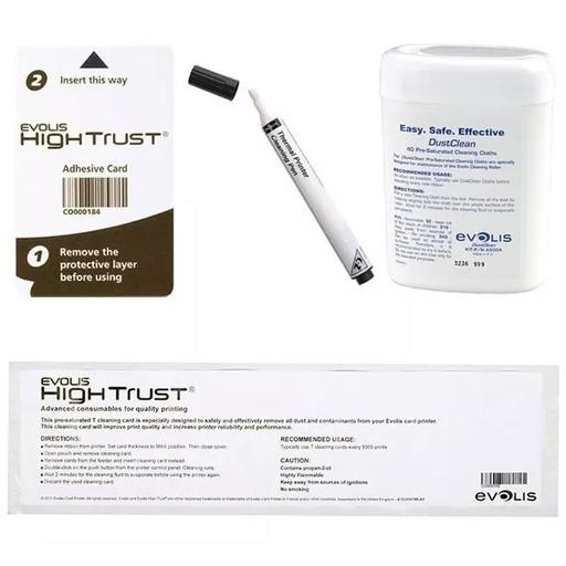 KIT DE LIMPIEZA AVANZADO EVOLIS PARA BADGY 200, ZENIUS, PRIMACY  ACL002 SIN GARANTIA