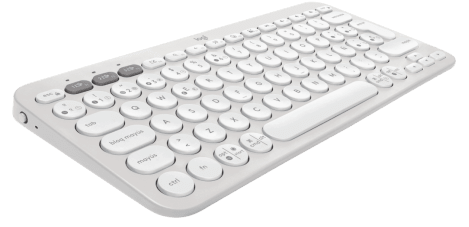 TECLADO LOGITECH MECANICO PEBBLE KEYS 2 K380S BLANCO BLUETOOTH 920-011784 11M DE GARANTIA