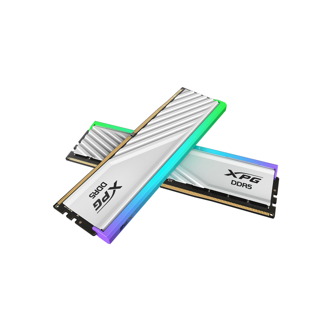 RAM ADATA LANCER BLADE DDR5 48GB(2X24) 6000 BLANCO RGB AX5U6000C3024G-DTLABRWH 11M DE GARANTIA