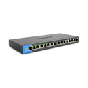 SWITCH LINKSYS LGS116P 16PTS GIGABIT 10/100/1000/10G  LGS116P 52 GBITS 11M DE GARANTIA