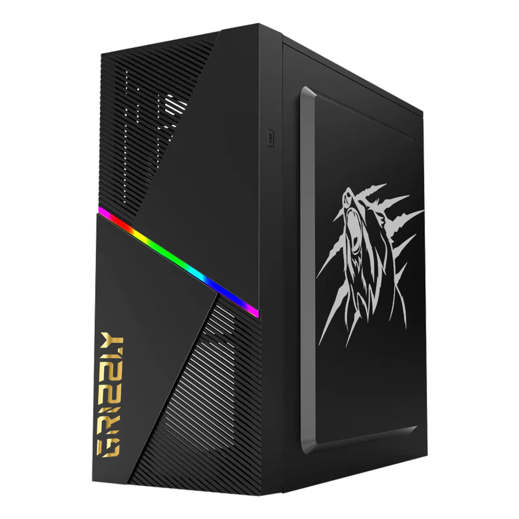 PC GRIZZLY INTEL CORE i3 10105 4.4GHZ  8GB SSD 480GB WIFI PG-INTEL066 UN AÑO DE GARANTIA