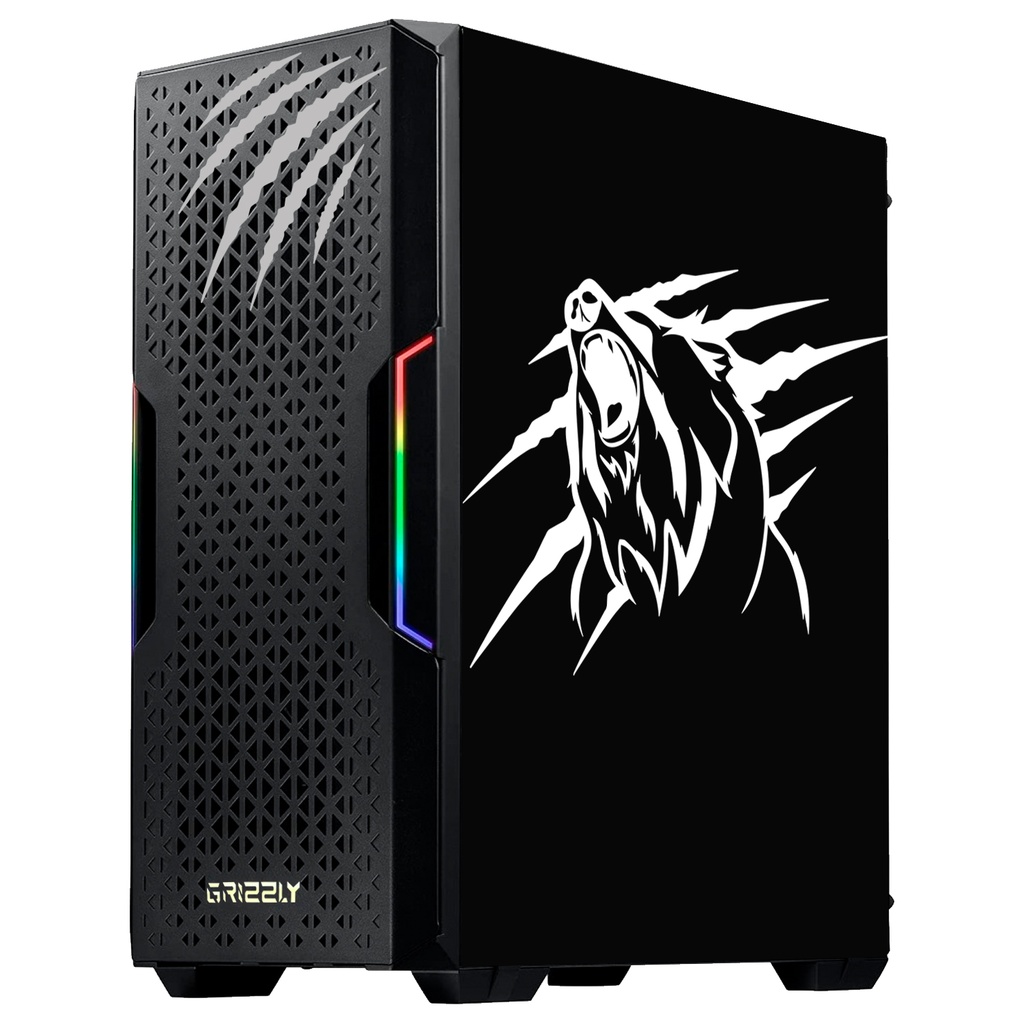 PC GRIZZLY AMD RYZEN 5 5600G 3.9GHZ 16GB NV2 500 GB WIFI BT PG-AMD052 UN AÑO DE GARANTIA