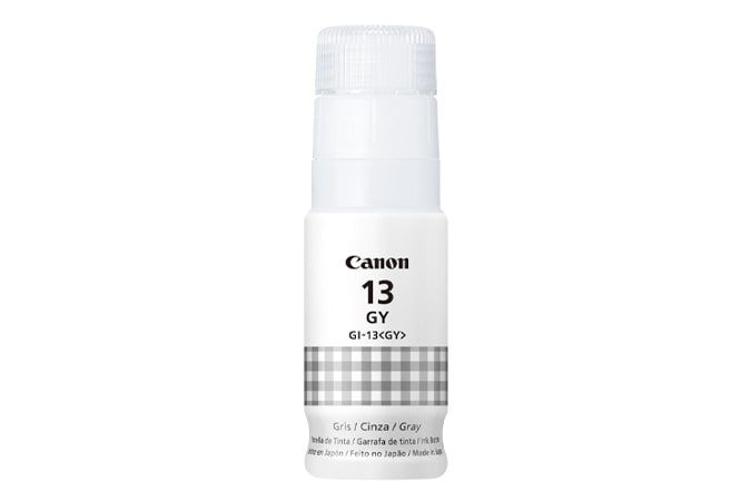 TINTA CANON GI-13GY GRIS 70ML COM/PIXMA G510 PIXMA G610 4704C001 SIN GARANTIA