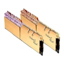 REMATE RAM GSKILL TRIDENT Z ROYAL DDR4 32GB(2X16GB) 3000 DORADA RGB F4-3000C16D-32GTRG 1M DE GARANTIA