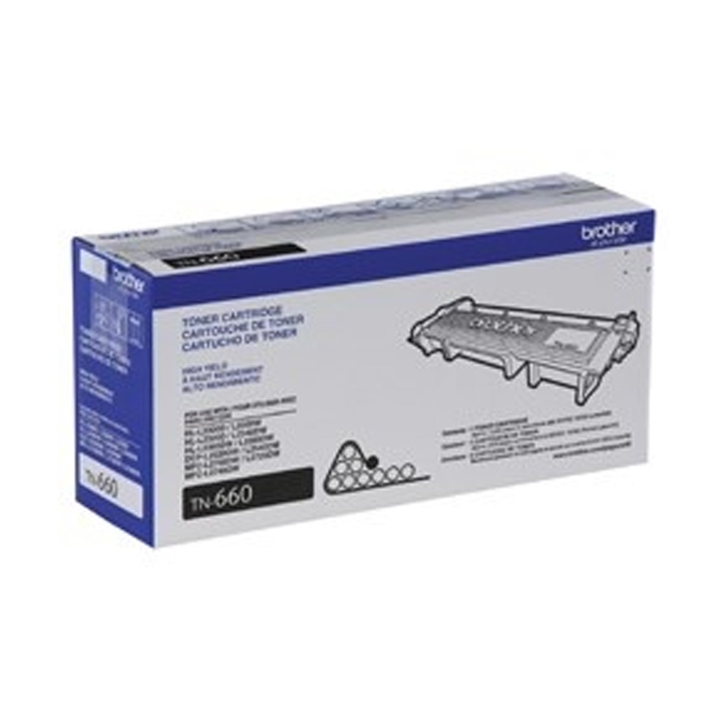 TONER BROTHER TN660 NEGRO 2600 PAGINAS PHLL2360DW DCPL2540DW MFCL270 GARANTIA CON FABRICANTE