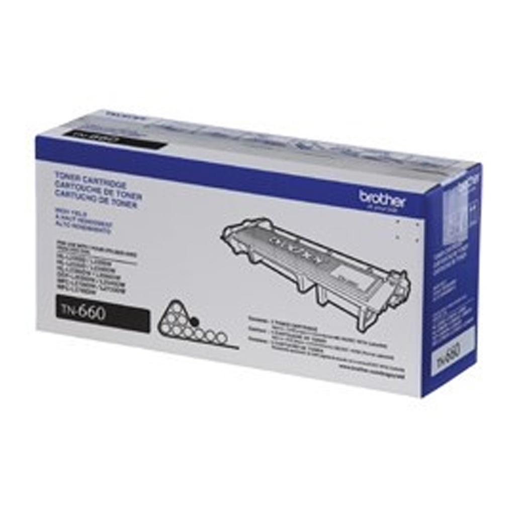 TONER BROTHER TN660 NEGRO 2600 PAGINAS PHLL2360DW DCPL2540DW MFCL270 GARANTIA CON FABRICANTE