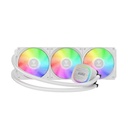 ENFRIAMIENTO GAMDIAS AURA GL360 V2 WH BLANCO 360MM AM5/LGA1700 ARGB GD-AURA GL360 V2 WH 11M DE GARANTIA