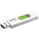 MEMORIA USB ADATA UV320 32GB 3.2 BLANCO/VERDE AUV320-32G-RWHGN 11M DE GARANTIA