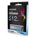MEMORIA USB ADATA UE800 512GB USBC3.2 PLATA AELI-UE800-512G-CSG 11M DE GARANTIA
