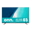 SMART TV ONN 65" UHD LED ROKU 4K CONTROL POR VOZ APP SIRI ALEXA HEY GOOGLE APPLE AIRPLAY WIFI ETH HDMI USB 100012587 1AÑO DE GARANTIA