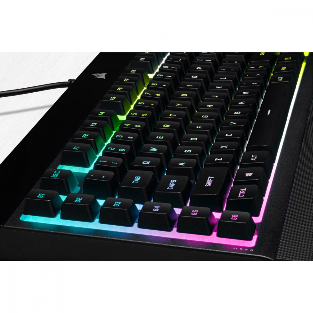 TECLADO CORSAIR K55 GAMING RGB PRO XT USB CH-9226715-SP 11M DE GARANTIA
