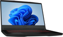 LAPTOP MSI THIN CORE I5 12450H 1TB SSD 8GB DDR4 15.6" FHD W11H NEGRO RTX 2050 GAMING GF63 12UCX-898US 1AÑO DE GARANTIA