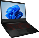 LAPTOP MSI THIN CORE I5 12450H 1TB SSD 8GB DDR4 15.6" FHD W11H NEGRO RTX 2050 GAMING GF63 12UCX-898US 1AÑO DE GARANTIA