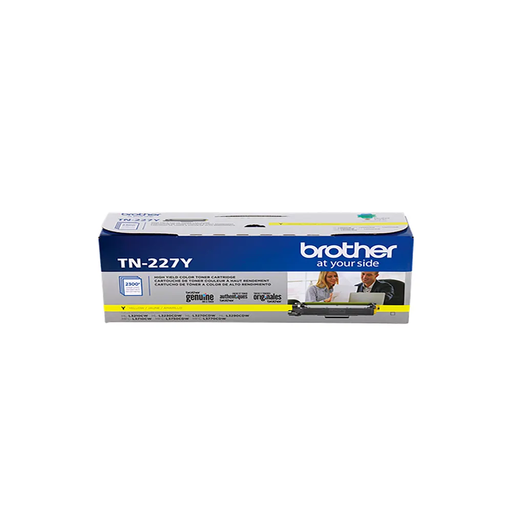 TONER BROTHER TN227Y AMARILLO 2300 PAGINAS  HL-L3210CW HL-L3230CDW HL-L3270CDW HL-L3290CDW MFC-L3710CW MFC-L3750CDW MFC-L3770CDW GARANTIA DIRECTAMENETE CON FABRICANTE