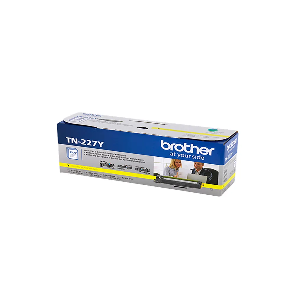 TONER BROTHER TN227Y AMARILLO 2300 PAGINAS  HL-L3210CW HL-L3230CDW HL-L3270CDW HL-L3290CDW MFC-L3710CW MFC-L3750CDW MFC-L3770CDW GARANTIA DIRECTAMENETE CON FABRICANTE