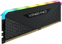 RAM CORSAIR DDR4 VENGEANCE 16GB 3200 NEGRO RGB CMG16GX4M1E3200C16 1AÑO DE GARANTIA
