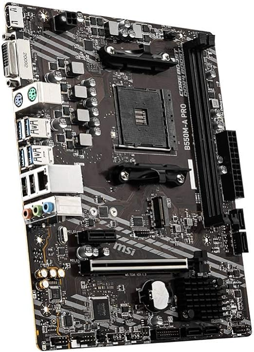 MB MSI B550M A PRO RYZEN AM4 DDR4 64GB M-ATX B550M-A PRO 11M DE GARANTIA